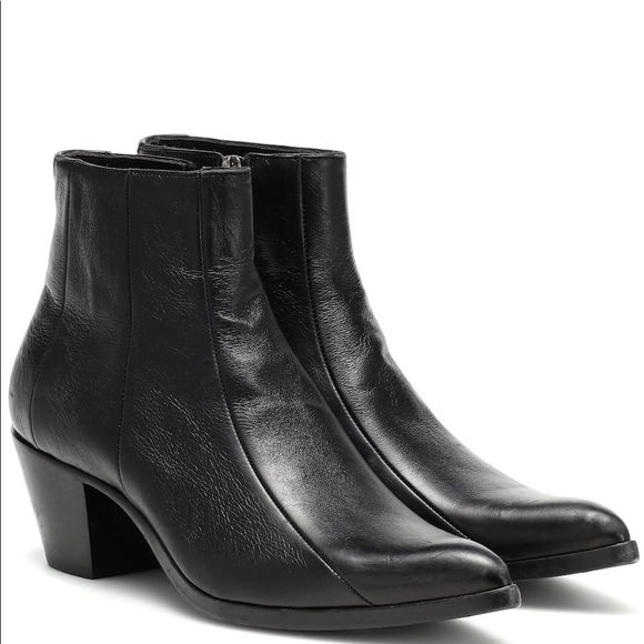 *SOLD* Saint-Laurent Finn leather ankle boots - Picture 1 of 8